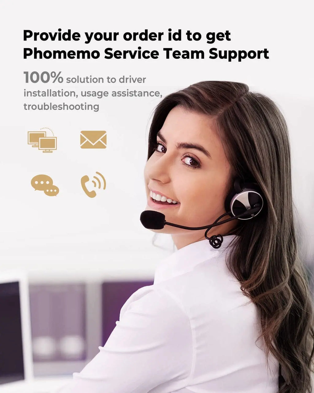 Phomemo 241 Bluetooth Shipping Printer Thermal Wireless Label Printer 108mm Compatible with iPhone Android Mac Window Wide Used