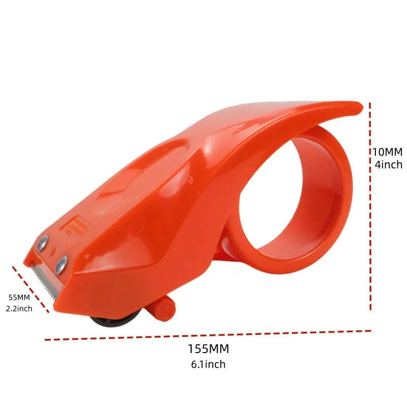 Heavy Duty Shipping Tape Dispenser Eco-Friendly Reusable Replaceable Master Piece for Pros with Patented 10° Sloped Design