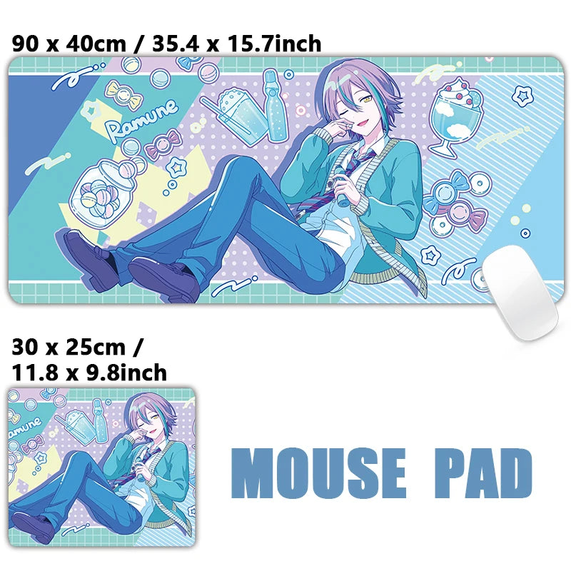 Project Sekai Birthday Full Character 25-ji Nightcord de PJSK Mouse pad Table Mat Gaming XXL Anime Mousepad Keyboard Desktop Mat