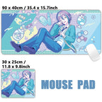 Project Sekai Birthday Full Character 25-ji Nightcord de PJSK Mouse pad Table Mat Gaming XXL Anime Mousepad Keyboard Desktop Mat