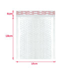 Bulk 50 Shockproof White Foam Envelope Bag Self-sealing Padded Mail Bubble Bag Envelope Shipping Office Packaging Parcel
