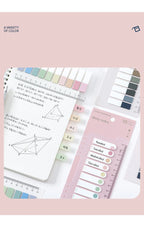 200 Sheets Index Tabs Self Adhesive Page Markers Transparent Sticky Notes Classify Files Flags Posted It Planner Stickers
