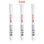1/3/5 Pcs White Marker Pens 1.0mm 2.0mm Fast Drying Permanent Oily Waterproof Paint Tire Markers Graffiti Pens