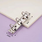 Durable Detachable Metal Spiral Rings Binder Clip High Quality Diary A8 Paper Binder Clips DIY Album Loose Leaf Ring Office