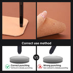WUTA Basic 1pc Square Leather Punch Rectangle Hollow Oblong Hole Puncher Belt Strap Watch Band Cutter DIY Craft Leather Tools