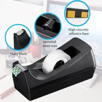 Desktop Tape Dispenser with Non-Skid Base for Office Packaging Suitable for Office Restaurant Flower Shop Cake Shop