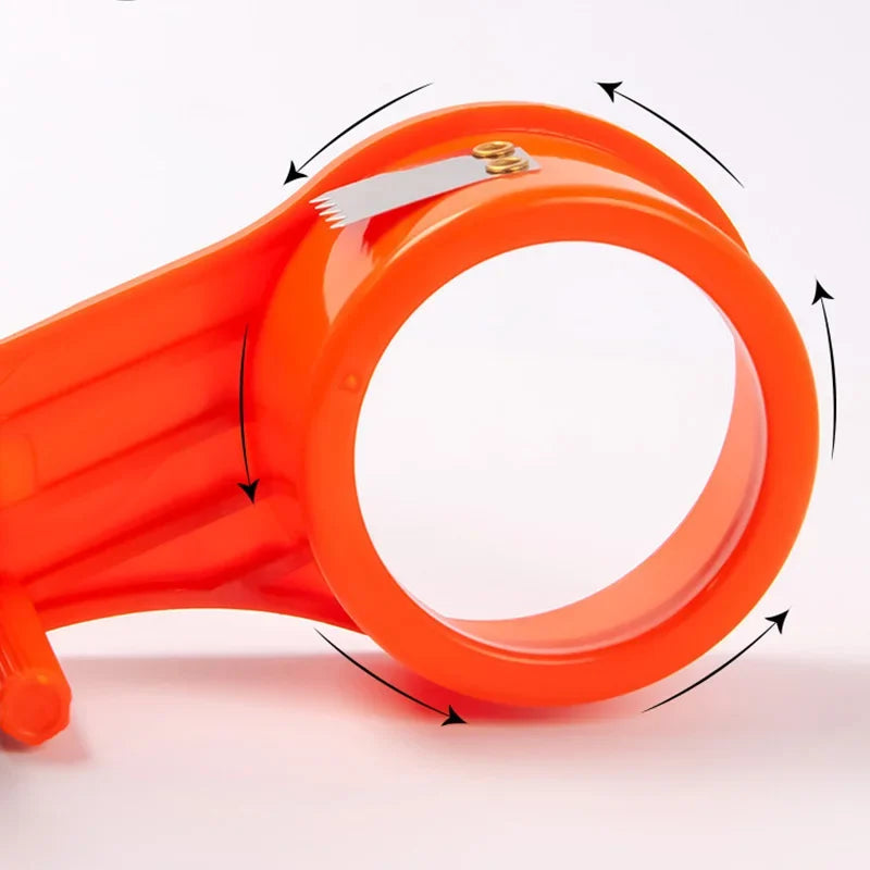 1PC Heavy-Duty Shipping Tape Dispenser Reusable Plastic Tape Cutter Sealing Holder Manual Packing Parcel Machine for Office & Sc