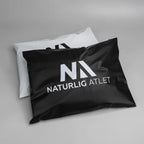 Environmentally friendly custom printing logo, luxurious matte white plastic mailing envelope, polyethylene shipping bag 50pcs
