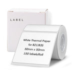 3/5/10 Rolls NiiMbot B21 B1 Label Printer Paper Roll Waterproof Anti-Oil Tear-Resistant Price Tag Pure White Sticker Papers