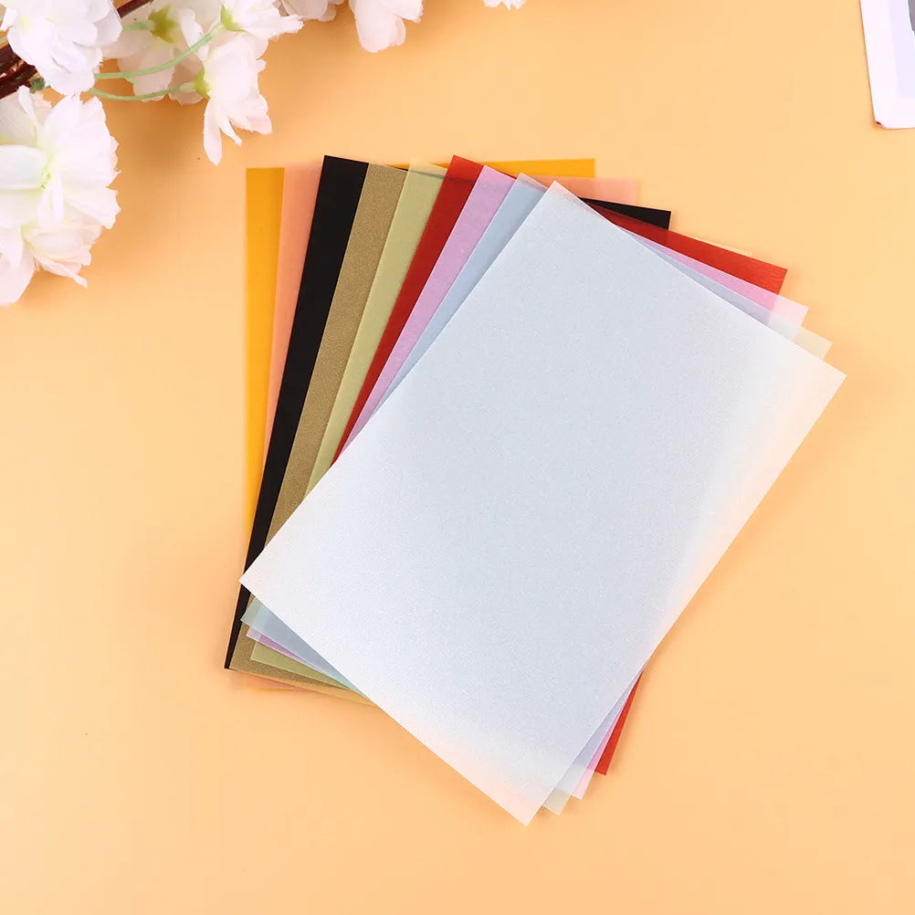 100Sheets Colorful Tracing Paper Multi-Purpose Rubber Stamp Special Paper for Transfer Sketching Drafting Illustration Printing
