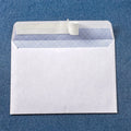 100Pcs White Business Envelopes Security Pattern Self-Adhesive Closure for Office Confidential Document Mailing Letter Size