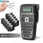 E1000 PRO Portable Label Printer 203dpi Compatible for Brother TZe231 HSE231 FX231 6-12mm Label Maker Machine Industrial Labeler