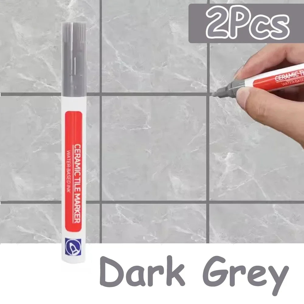 10 Colors 1/2/4/10Pcs Floor Tile Marker Pen Wall Grout Pen Waterproof for Ceramic Kitchen Bathroom Seam Paint Gap Repair Tools