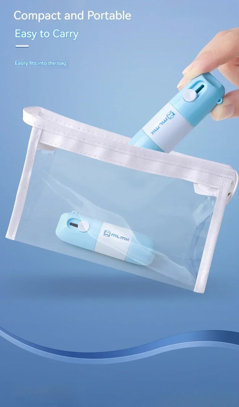 Portable Thermal Paper Correction Fluid Fast-Drying Anti Peep Privacy Protector with Retractable Box Opener Quick Eraser Covera