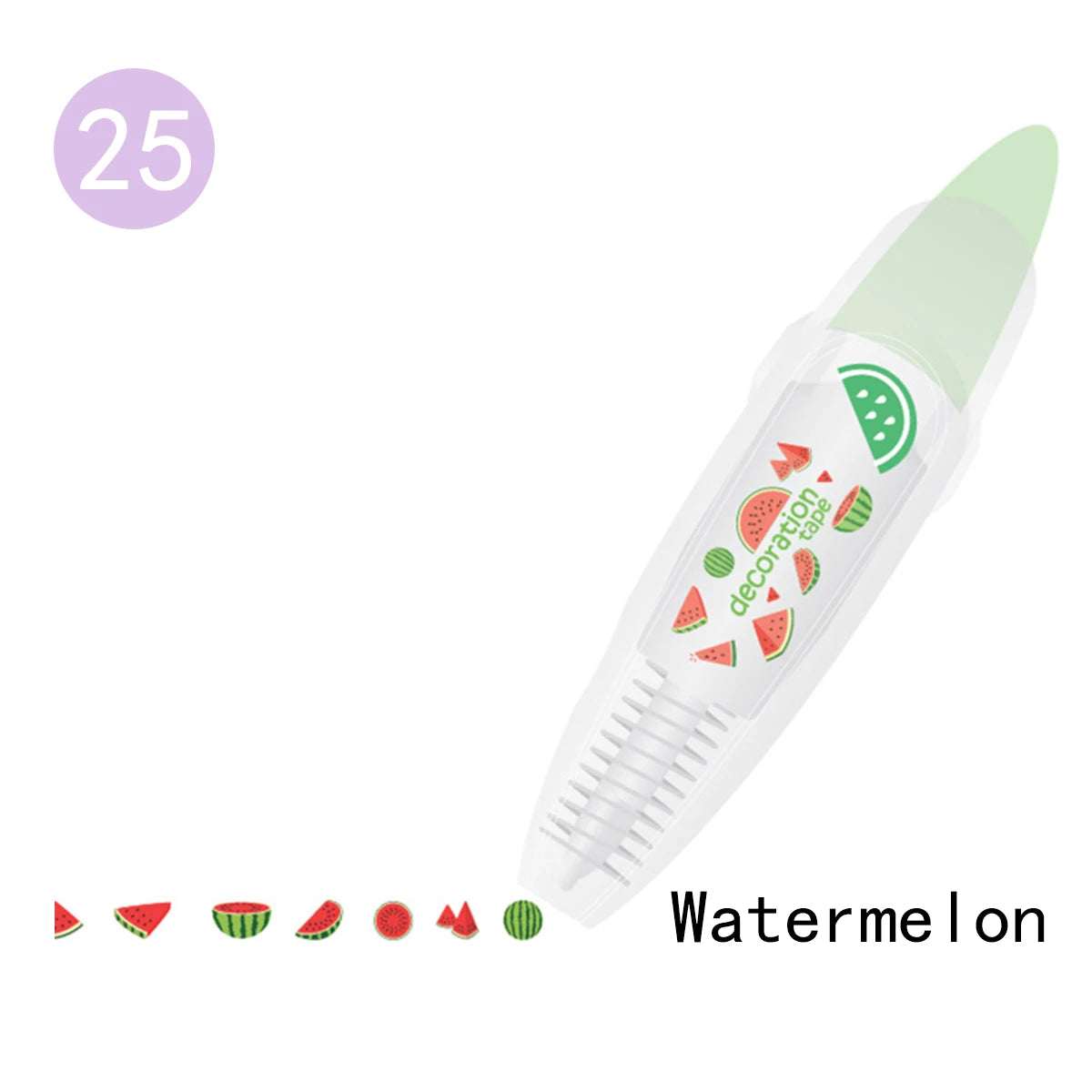 KawaiiDuck Panda Cherry Fish Balloon Strawberry Press Type Decorative Correction Tape Diary Stationery School Supply