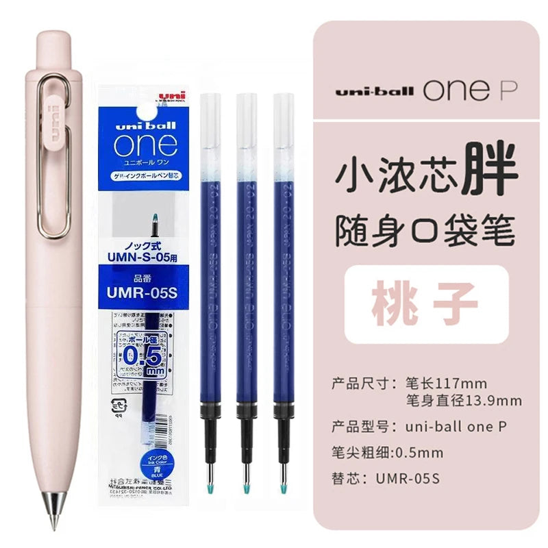 Uni Uniball One P 1pcs Gel Pen Japan Original New Stationery UMN-SP 0.5 Mini Pocket Pen Cute Portable Writing,Record Neutral Pen