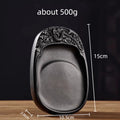 Calligraphy Inkstone Natural Raw Stone Duan Inkstone Chinese Style Brush Writing Painting She Inkstone Vintage Desktop Ornaments