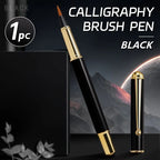 1pc Calligraphy Brush Pen,Ink-adding Fountain Pen with Fine Tip for Hand Lettering,Art Drawing,Journaling for Adults,Students