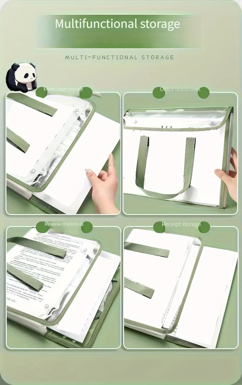 Portable Expandable Accordion File Folder Has 13 Pockets and Is Suitable for A4-sizedEnvelopes,and IsSuitable for Home,OfficeUse