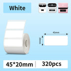 Phomemo M110 Label Makers Barcode Label Printer Bluetooth Portable Thermal Printer for Small Business Address Logo Clothing