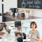 50pcs Wooden Coffee Stir Sticks - High-quality Disposable Beverage Stirrers, Suitable for Coffee, Tea, and Cocktails.