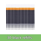 Press Gel Pen Signature pens Blue Black Red Refill Pen Bullet tip Gel Pen School office supplies art stationery