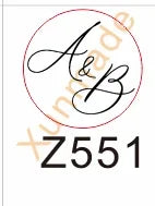 Personalized Wedding Wax Seal Stamp with 2 Initials, Custom Wedding Sealing Wax Stamp Invitation Seal Stamp. Initials Wax Seal