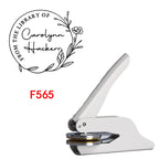 Custom Embosser Stamp,From the Library Embosser,Personalized Book Embosser Stamps,Custom Logo,Magic School,Gift for Book Lover