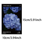 10pcs film style card romantic floral atmosphere feeling postcard niche premium DIY desktop wall dormitory room decoration