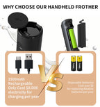 Wireless Electric Mini Milk Frother Coffee Whisk Portable Egg Beater Blender Kitchen Cooking Stirrer Cappuccino Coffee Maker