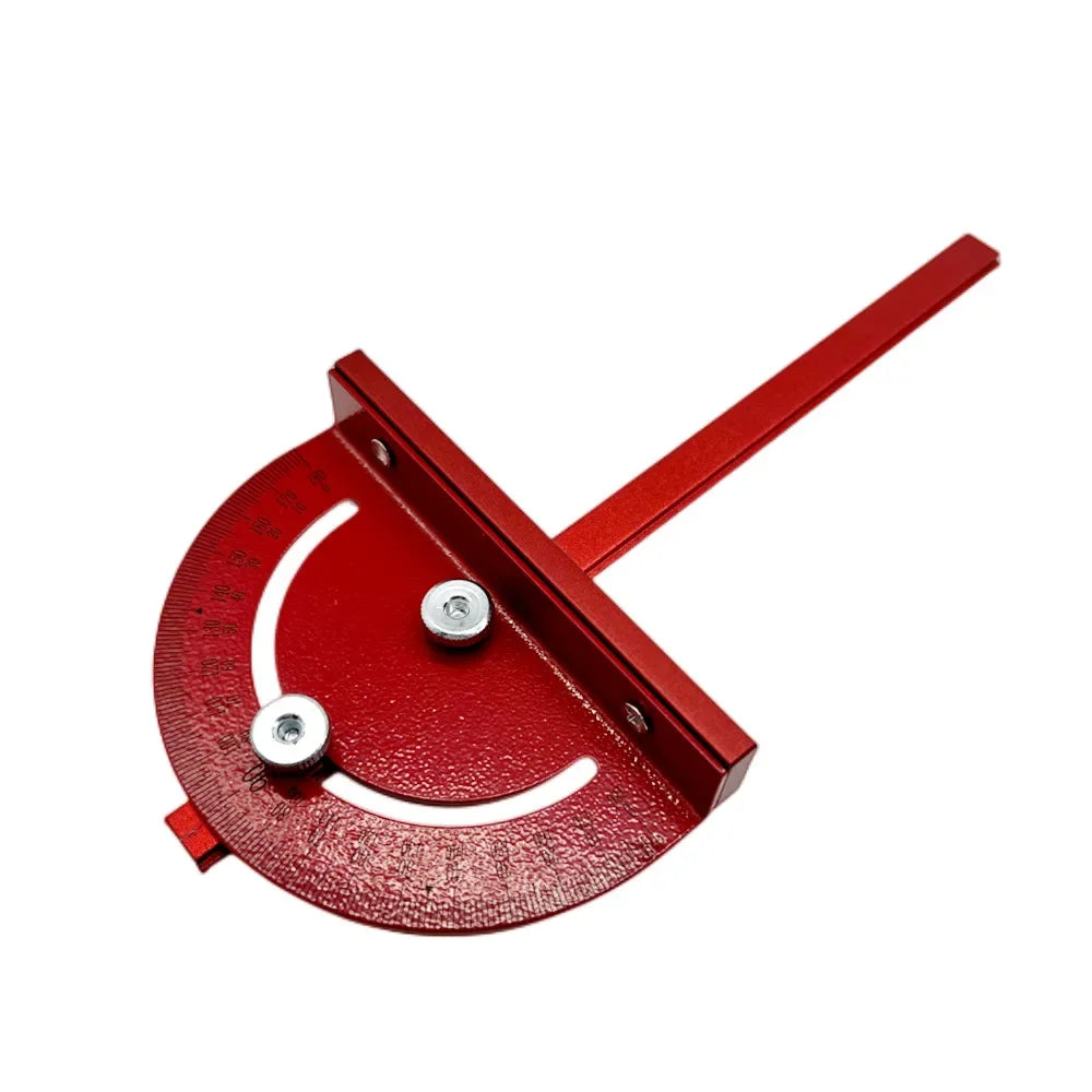 Precision Circular Table Saw Angle Push Ruler, for Aluminum Engraving & Milling Worktable Insertion Plate Woodworking Protractor