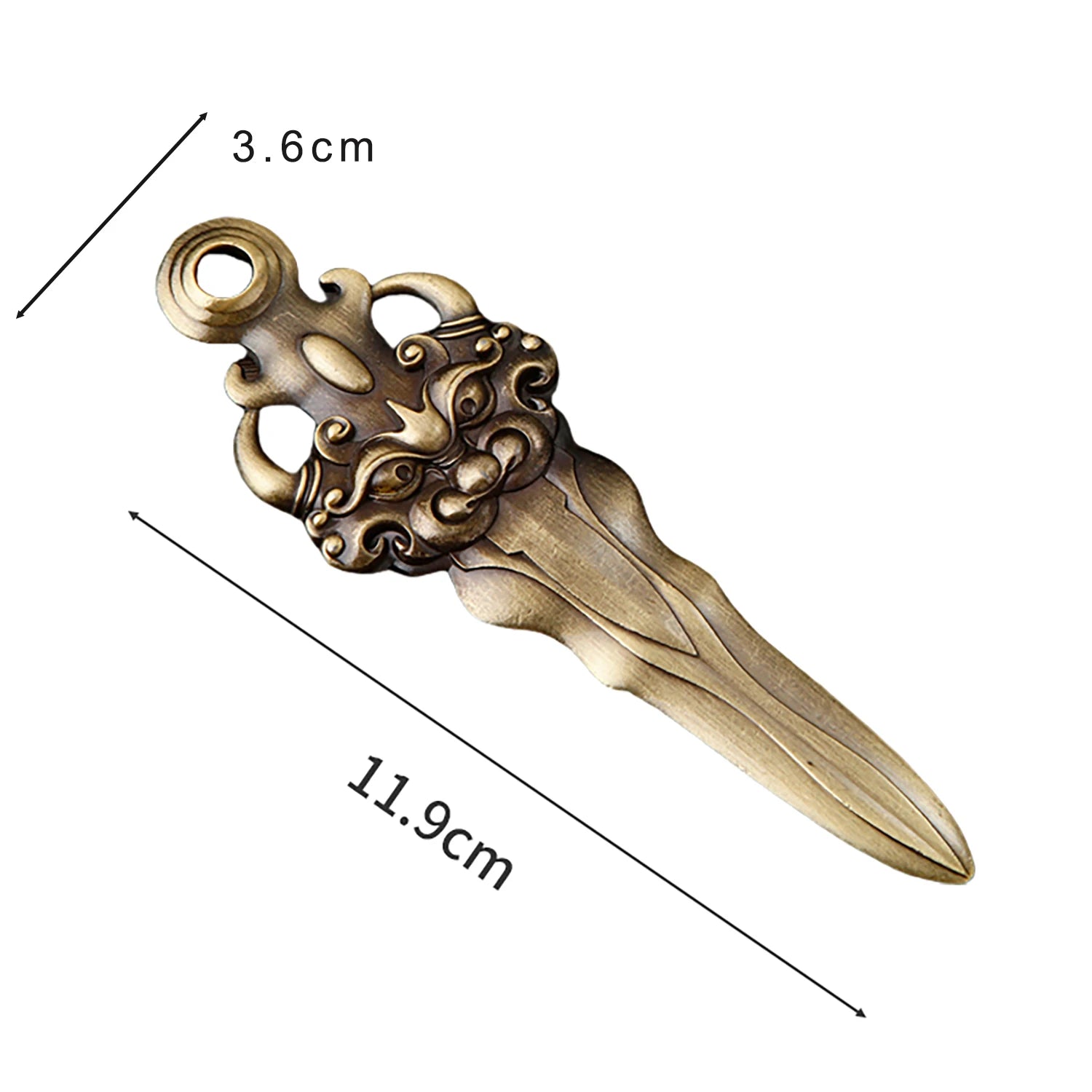 1PCS Retro Sword Letter Opener Zinc Alloy Portalble Utility Knife Cutter Envelope Opener Mail Knife School Office Supplies