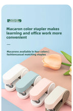 Deli Mini stapler for students, labor-saving stapler, office supplies, portable girl, cute style, stapler, stapler, no. 12 nails
