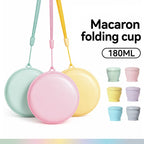 Collapsible Silicone Water Cup – Portable, Leak-Proof & BPA-Free for Travel, Hiking, Camping, Gym, Office
