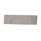 20pcs Laser Engraving Name Badge Holder Round Corner Stainless Steel Badge Blank Material 70x20mm