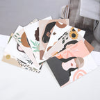 25pcs Earrings Necklace Packing Cards 6x8cm Jewelry Display Holders For DIY Ear Studs Necklace Chain Retail Price Tag Hang Label