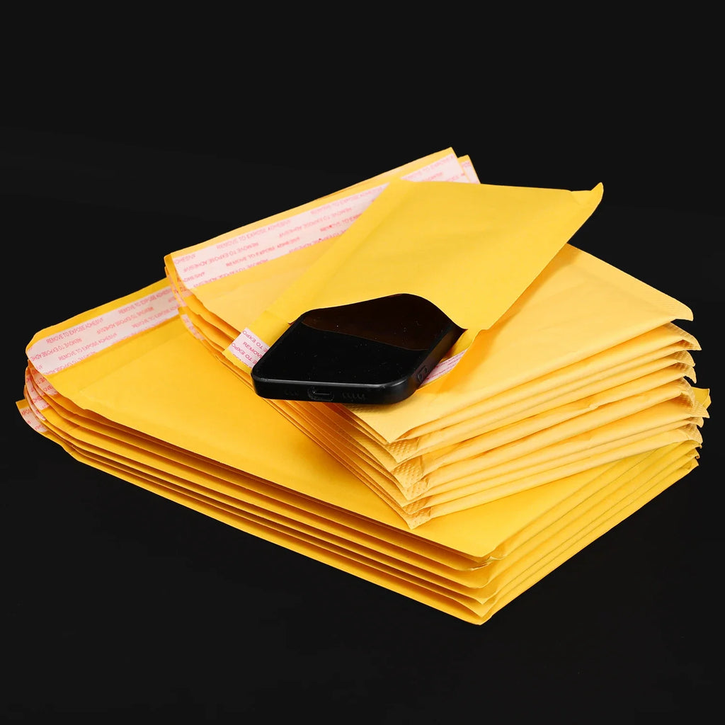 Kraft Bubble Mailers Envelopes Bags Waterproof Different Specifications Mailing Envelopes for Business Gift Packaging 40-10PCS