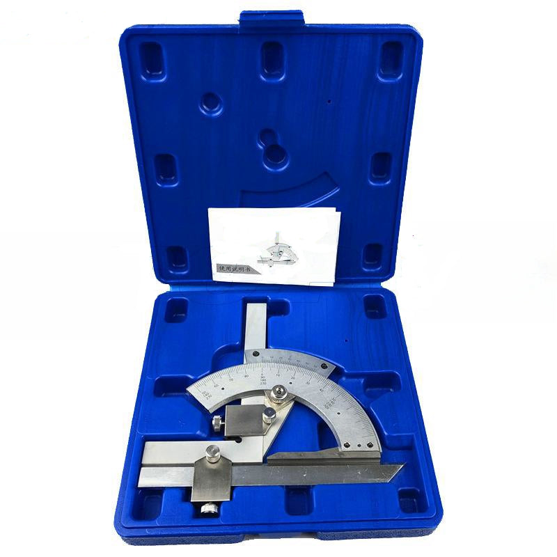 Allsome 320° Universal Protractor 0.02 Precision Goniometer Angle Measuring Finder Ruler Tool Woodworking Measuring Tool