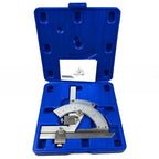 Allsome 320° Universal Protractor 0.02 Precision Goniometer Angle Measuring Finder Ruler Tool Woodworking Measuring Tool