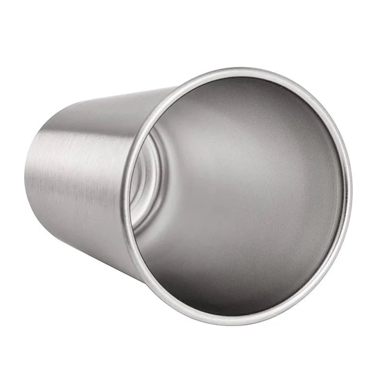 200/300/400/500ml Stainless Steel Beer Cups Household Office Metal Water Drinks Coffee Tumbler Tea Milk Mugs Kitchen Drinkware
