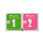 200Pcs Screen Dust Removal Dry Wet Cleaning Wipes Paper Alcohol for iPhone 16 15 Plus 14 13 12 11 Pro Max Glass Dust Absorbor