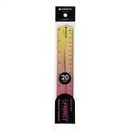 20cm/15cm Flexible Soft Ruler Gradient Rainbow Color Style Dual Unit Measurement in Cm and Inch  for Office Students School Use