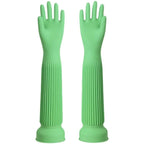 58cm Dish Washing Household Scrubbe Repeatable Kitchen Tool Waterproof Acid and Alkali Resistant Long Natural Latex Gloves