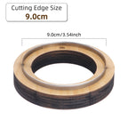 QJH Big Size Hollow Round Hole Punch, High Carbon Steel Round Leather Cutting Dies for DIY Leather Crafts (5 6 7 8 9 10 11 12cm)