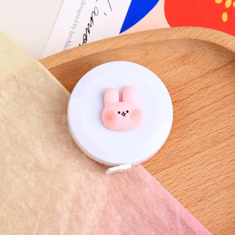 Cartoon 150cm/60" Tape Measures Portable Retractable Ruler Children Height Ruler Centimeter Inch Roll Sewing Tailor Tape Measure