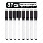 1-48Pcs Magnetic Erasable Whiteboard Pen Color Options Numbering Stationery Office Teaching Supplies for Blackboard Student Note