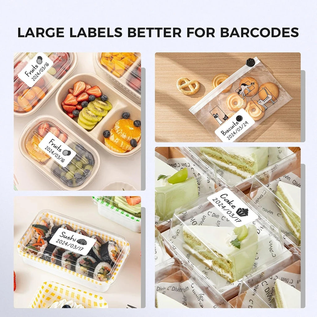 Marklife P50 Thermal Label Printer Mini Bluetooth Self-Adhesive Sticker Printer for School Office Kitchen To Tag Price Machine