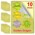 10 Sheets Printable Vinyl Sticker Paper Waterproof A4 Transparent Copy Paper for Inkjet Printer DIY Self-adhesive Label Stickers