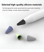 8pcs Soft Silicone Nib Cover For Apple Pencil 1 2 Tip Case Sleeve For Apple Pencil 1st 2nd Gen Touchscreen Stylus Pen Nib Case