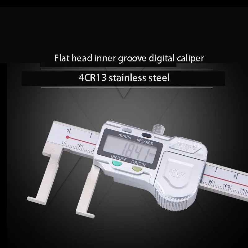 5-150mm Inner Groove Electronic Caliper Inner Diameter Outer Groove Inner Hole Measurement Tool Inner Hole Vernier Caliper